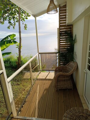 Business Suite, Balcony, Sea View | Terrace/patio