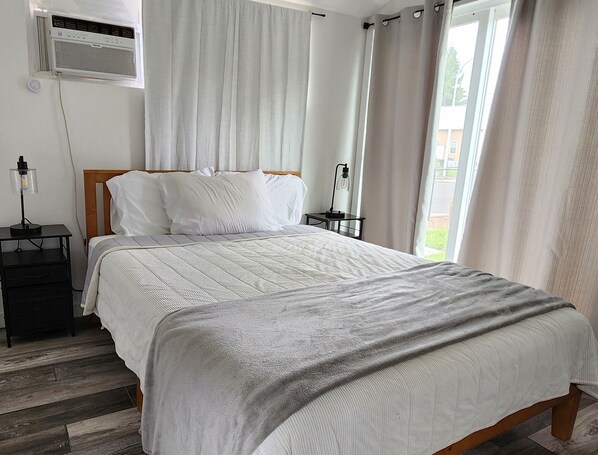 2 bedrooms, iron/ironing board, travel crib, WiFi