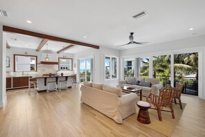 TV, fireplace - Lap of Luxury by Duncan Real Estate (Anna Maria)