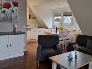 Living area - Kommodig Utkiek Modern Retreat (Zingst)