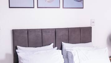 Minibar, laptop workspace, free WiFi, bed sheets