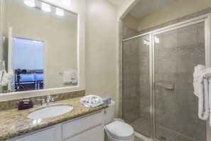 Shower, hair dryer