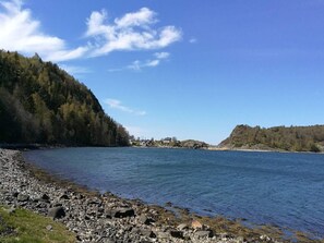 A river with rocky shores and a forested hillside. - 2 Person Holiday Home in Kode (Kode)