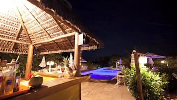 Poolside bar