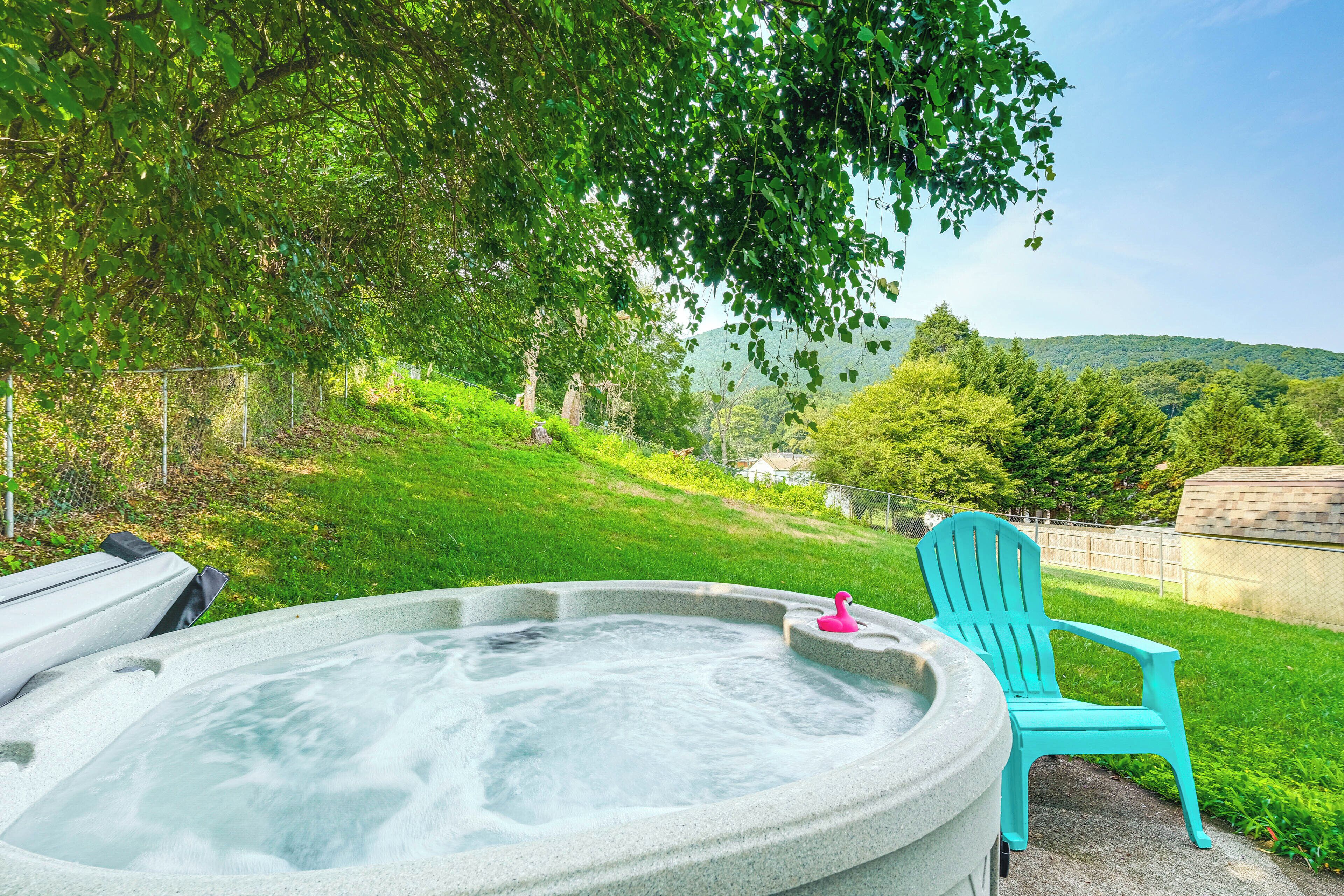 Bain à remous extérieur