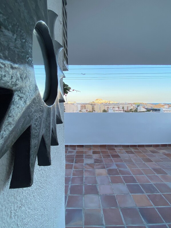 Exterior detail - Adosado con Piscina, Vistas al Castillo,pista de Baloncesto con Parque Infantil (Peñiscola)