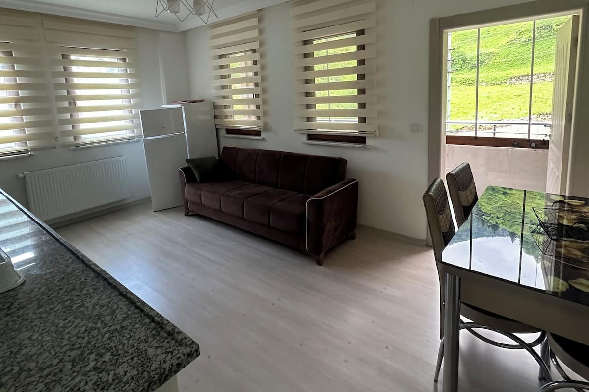 Estudio clásico, vista a la montaña | 3 habitaciones, escritorio, insonorización y wifi gratis