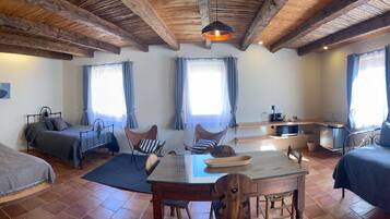 Superior Penthouse, Patio, City View | 2 bedrooms, desk, free WiFi