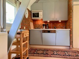Bungalow, 3 habitaciones, terraza, vistas al jardín | Cocina privada