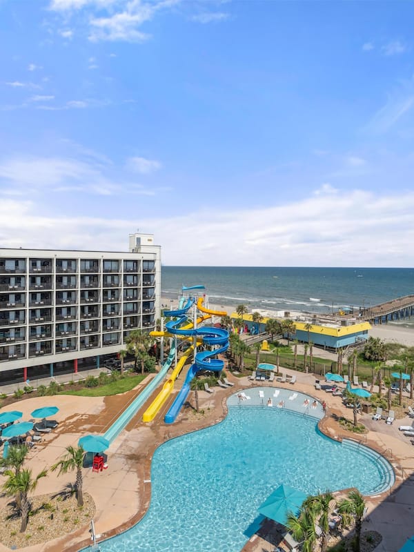 Indoor pool, seasonal outdoor pool, free cabanas, pool umbrellas