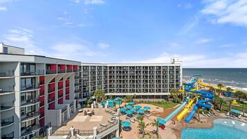 Indoor pool, seasonal outdoor pool, free cabanas, pool umbrellas