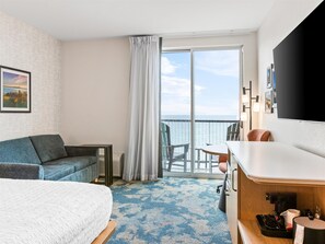 Chambre, 1 très grand lit et 1 canapé-lit, balcon | Wi-Fi gratuit