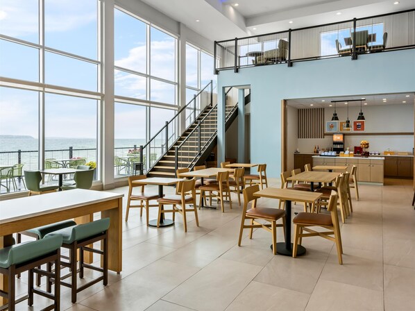 Free daily self-service breakfast 