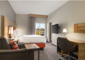 Desk, laptop workspace, blackout curtains, iron/ironing board - Candlewood Suites Pittston by IHG (Pittston)