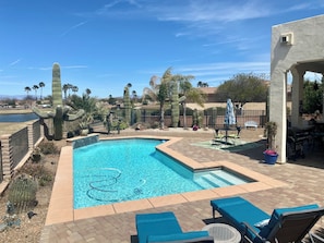 Pool - GORGEOUS Green Valley AZ house & pool in QC GolfResortSUMMER MONTHLY RENTAL ONLY (Green Valley)