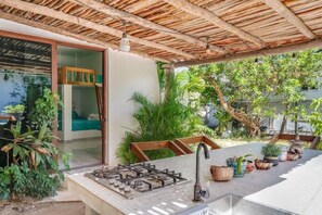 Terrace/patio - Casa a 5 Minutos de la Playa Caminando !!!!! Ideal Para Familias (Lazaro cardenas)