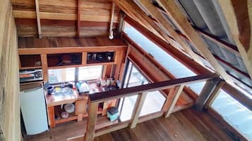 Chalé família, vista para a baía | Cozinha privada