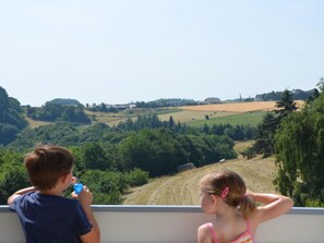 Blick von der Unterkunft