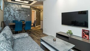 Living area - Apartments Villa Arcadia- Two Bedroom Apartment With Terrace and Sea View (Dubrovnik)