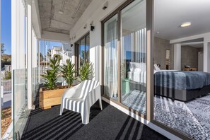 Studio Deluxe, quang cảnh thành phố | Bộ trải giường bằng vải cotton Ai Cập, bộ đồ giường cao cấp 