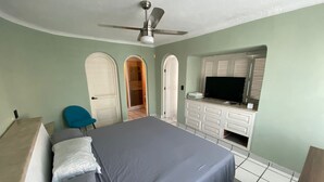 Apartemen Deluks, pemandangan pantai | Teras/patio