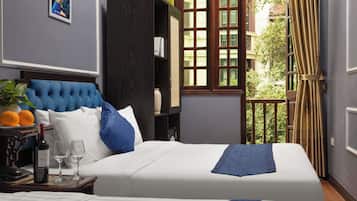 Vue sur le paysage depuis l’hébergement