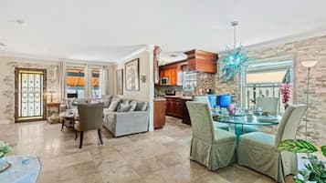 TV connectée, cheminée