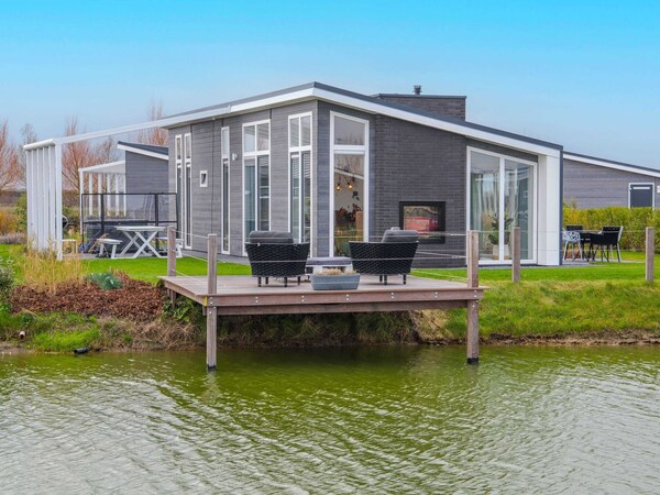 Detached House On Lake In Zeeland Holiday Park - Zeeland