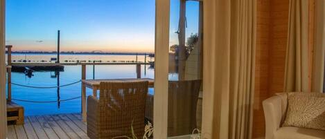 Blick von der Unterkunft