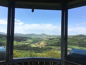 Vue depuis l’hébergement 