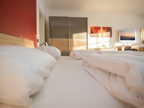 Apartamento | 1 quarto, individualmente mobiliados, roupa de cama