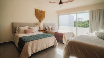 5 bedrooms, travel crib, WiFi, bed sheets