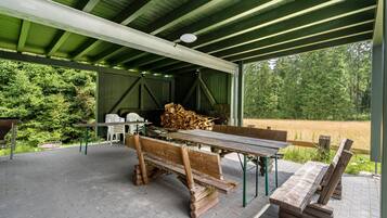 Opções para refeição ao ar livre