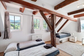 2 bedrooms, iron/ironing board, free WiFi, bed sheets