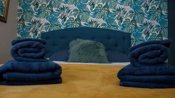 2 slaapkamers, een strijkplank/strijkijzer, wifi, beddengoed