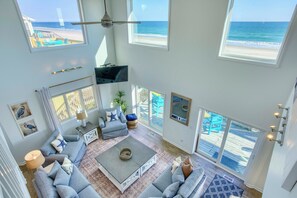 TV - Reel Peace - Stunning Oceanfront, 4 bedroom, New updates (North Topsail Beach)