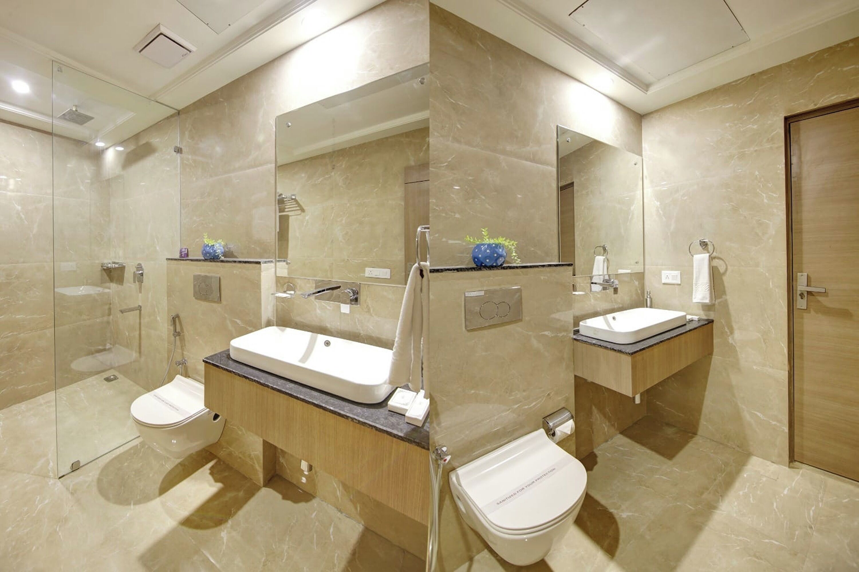 Suite | Bathroom | Shower, rainfall showerhead, free toiletries, hair dryer