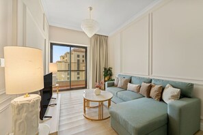 TV - World Class | 1BR | Breathtaking Beach Views (JBR, Dubai)