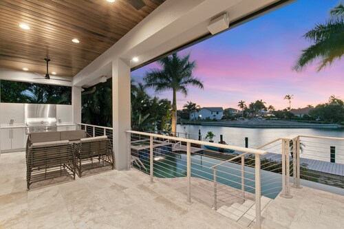 Relax with Pool, Hot Tub, Fire Pit & Waterfront Views | Marco Polo by AvantStay