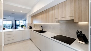 Fridge, microwave, oven, stovetop - Pooch Friendly Sunrise Beach 3BR w/ Views (Noosa)