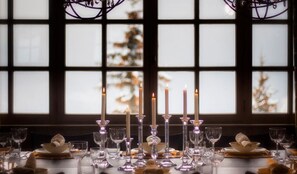 Dining - Stunning Chalet Ebene Rental in Courchevel 1850, Nogentil (Örebro län)