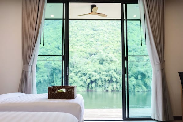 Chambre Deluxe avec lits jumeaux | Vue de la chambre