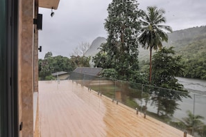 Udsigt fra overnatningsstedet