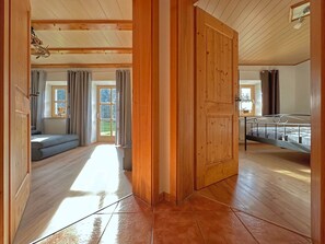 Leilighet | Eget kjøkken | Vannkoker, brødrister og høy barnestol