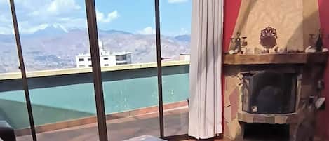Comfort-Apartment, 2 Schlafzimmer, Terrasse, Bergblick | Terrasse/Patio