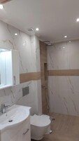 Ducha, toallas