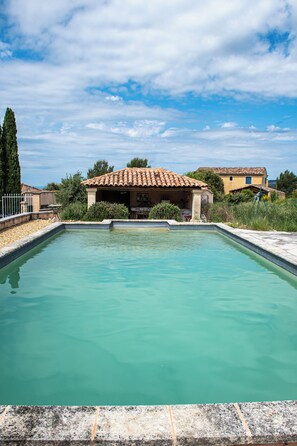 Outdoor pool - Maison de La Porte des Loups au Pied du Ventoux à Ste Colombe (Bédoin)