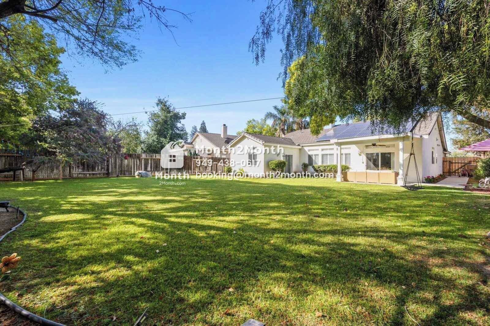 Back Yard with Lawn & Dedicate Office & Single-Story