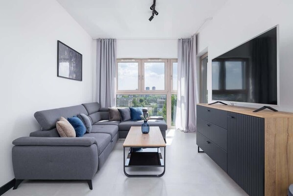 TV, offices - Słoneczna 20 | Katowice | Comfortable Apartment | Remote Work (Katowice)