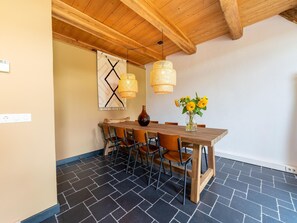 House | Dining - Holiday Home in Reest Valley Near Forest & Pond (IJhorst)